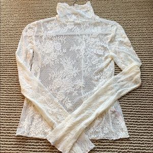 Free People lace blouse